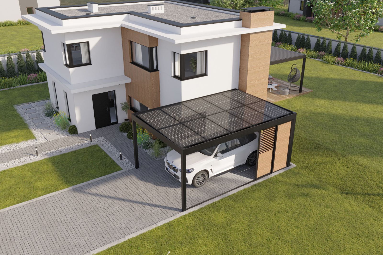 <p>Custom-built carports for optimal protection</p>
