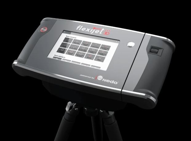 Flexijet 3D — système de mesure laser professionnel utilisé par Lux Art